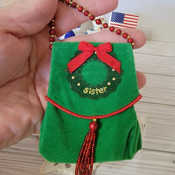 Lot of 9 different Christmas Ornaments Snoopy Snowmen Stars Sister Baseball - Picture 12 of 16